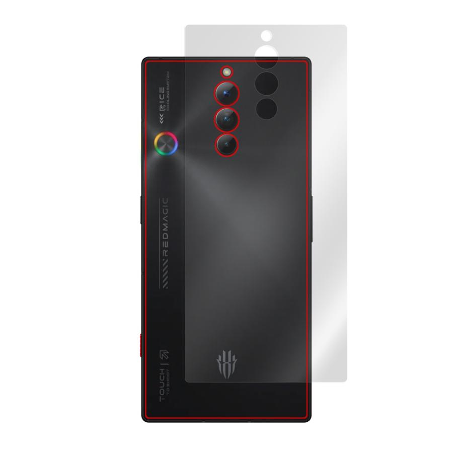 nubia RedMagic 8S Pro 背面 保護 フィルム OverLay 9H Brilliant ヌビア レッドマジック 8S プロ スマホ用 9H高硬度 透明感 高光沢｜film-visavis｜15