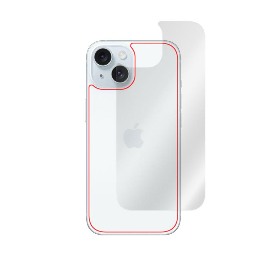 iPhone 15 背面 保護 フィルム OverLay Plus Lite アイフォン 15 iPhone15用保護フィルム 本体保護フィルム さらさら手触り低反射素材｜film-visavis｜15