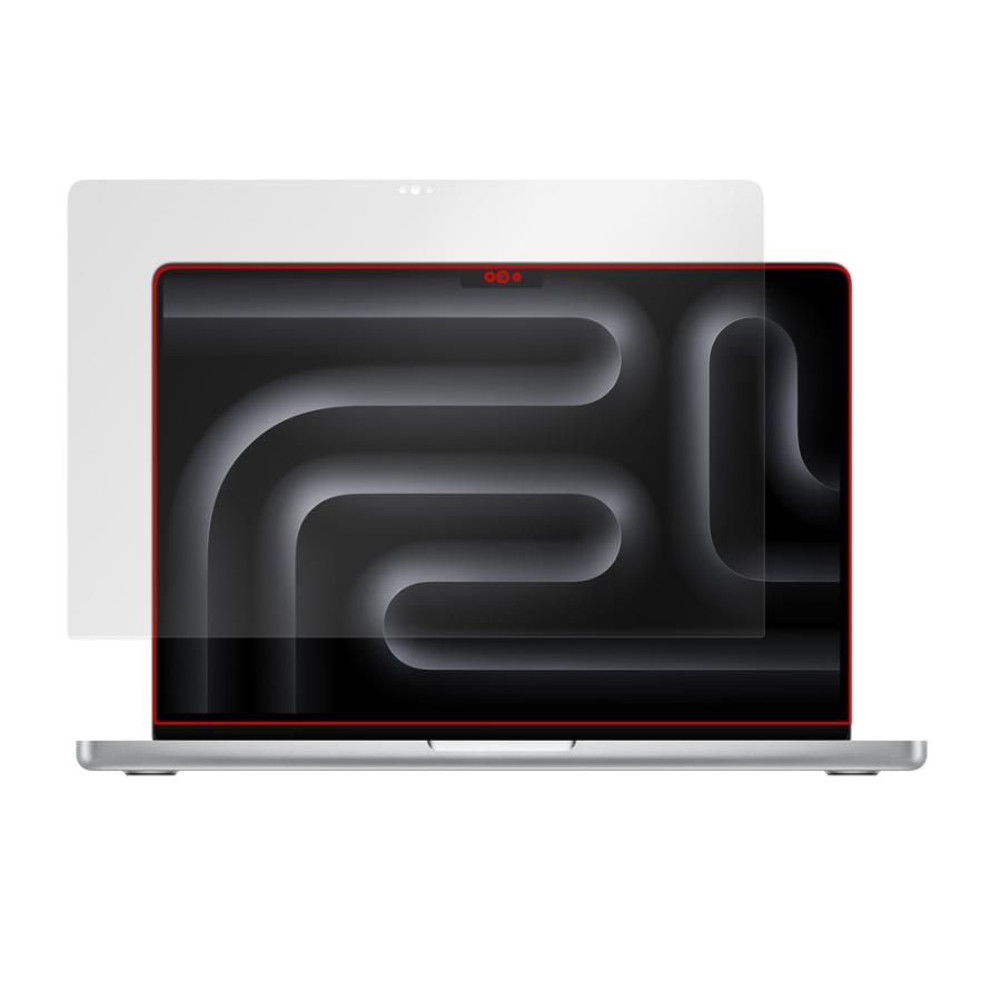 MacBook Pro 14インチ M3 (2023) 保護 フィルム OverLay 9H Brilliant for マックブックプロ 9H 高硬度 透明 高光沢｜film-visavis｜16