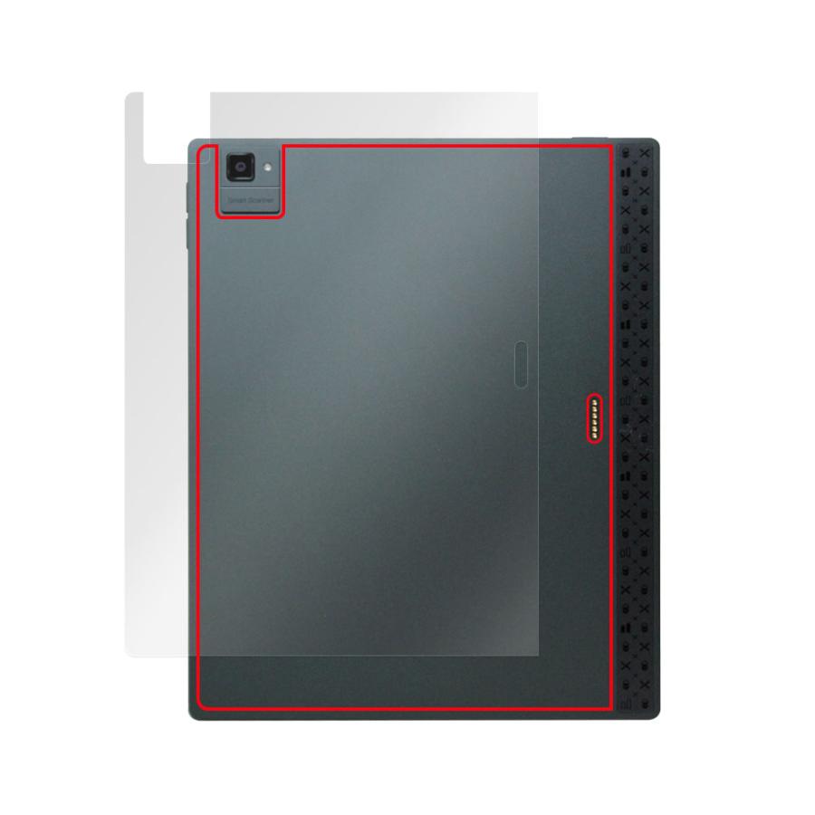 BOOX Tab Ultra C Pro 背面 保護 フィルム OverLay 9H Plus for ブークス タブ 9H高硬度 さらさら手触り反射防止｜film-visavis｜15