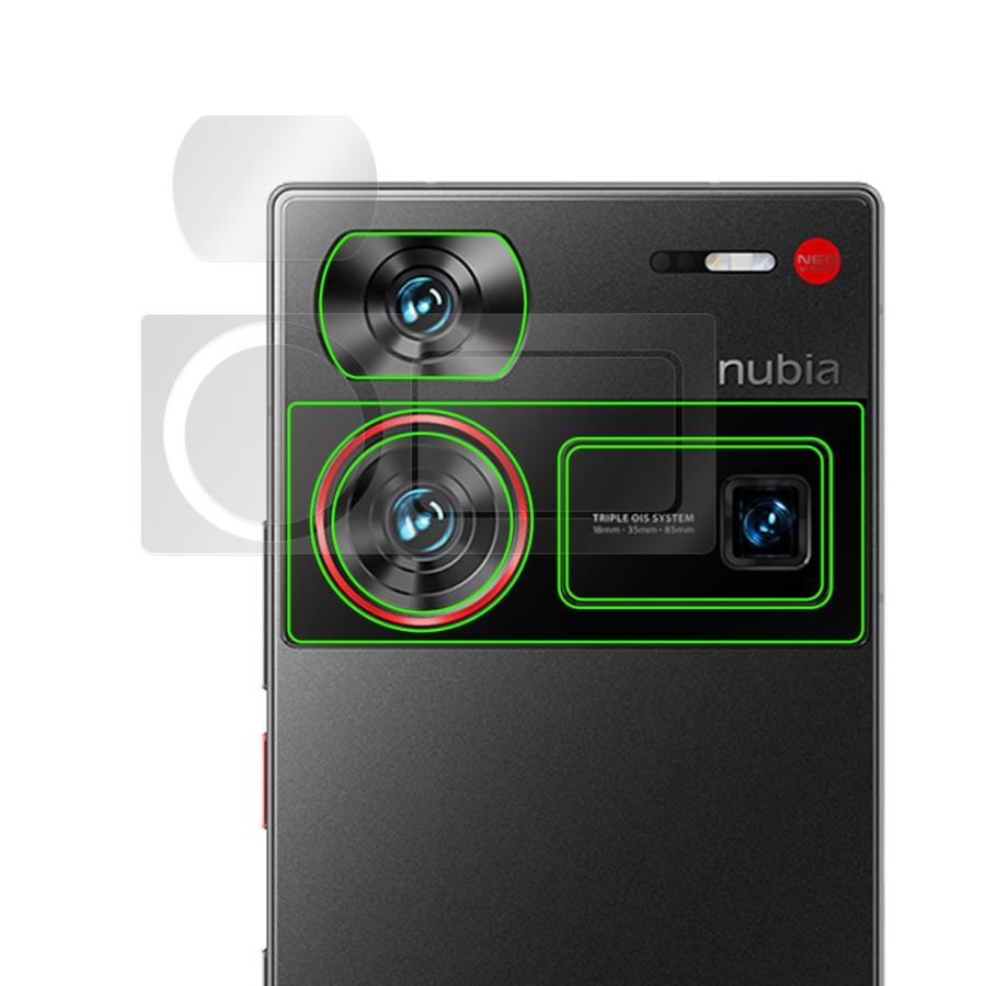 nubia Z60 Ultra リアカメラ用 保護 フィルム OverLay 9H Brilliant ヌビア スマホ カメラ部用保護フィルム 9H 高硬度 透明 高光沢｜film-visavis｜16