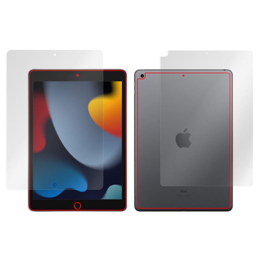 iPad 第9世代 Wi-Fiモデル 表面 背面 フィルム OverLay Plus Lite アイパッド 表面・背面セット 高精細液晶対応 アンチグレア 反射防止｜film-visavis｜16