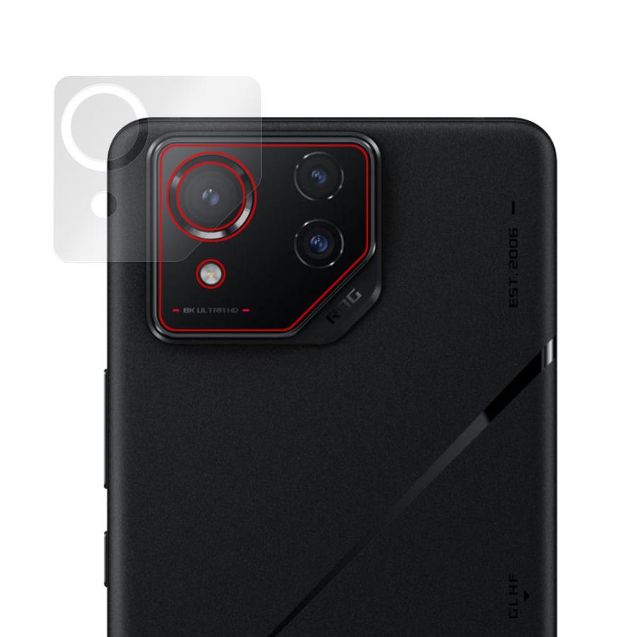 ASUS ROG Phone 8 Pro / ROG Phone 8 リアカメラ用 保護 フィルム OverLay 9H Brilliant アールオージー フォン スマホ 9H高硬度 高光沢｜film-visavis｜16