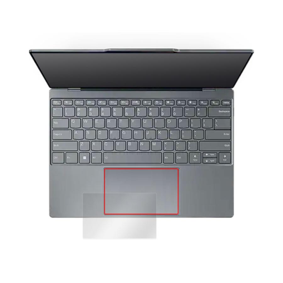 Lenovo ThinkBook 13x Gen 4 タッチパッド 保護フィルム OverLay Protector レノボ ノートPC用フィルム アンチグレア さらさら手触り｜film-visavis｜16