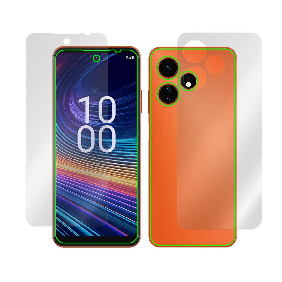 Boost Mobile Celero 5G＋ 2024 表面 背面 フィルム OverLay Eye Protector 9H 表面・背面セット 9H高硬度 ブルーライトカット｜film-visavis｜16