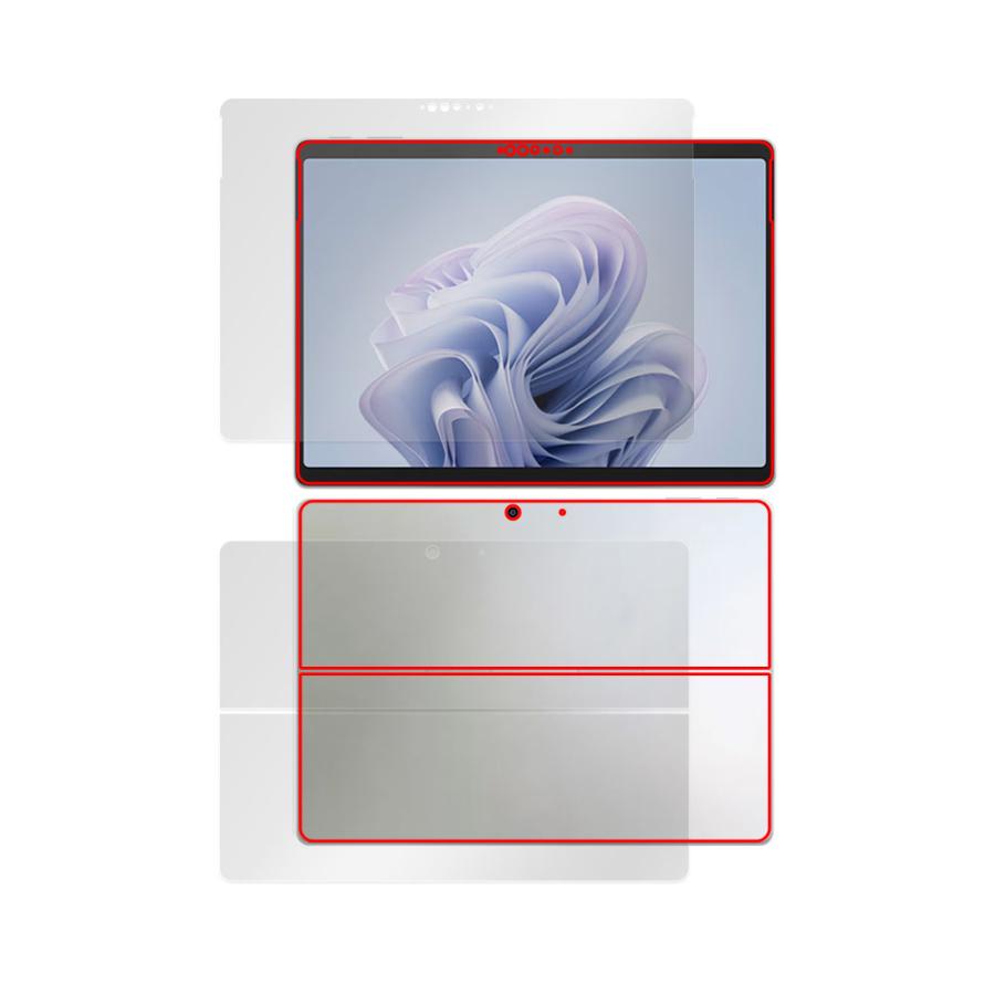 Surface Pro 10 表面 背面 フィルム OverLay 9H Brilliant for サーフェス プロ 10 表面・背面セット 9H 高硬度 透明 高光沢｜film-visavis｜16