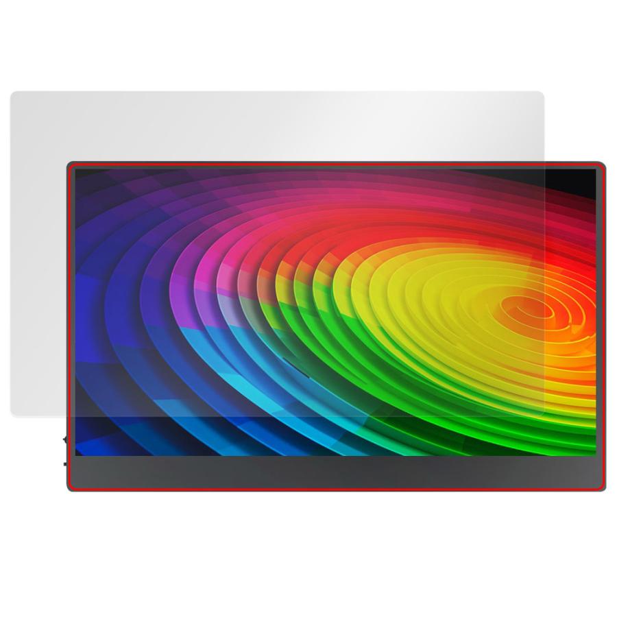 JAPANNEXT タッチパネル搭載モバイルモニター JN-MD-OLED156UHDR-T 保護 フィルム OverLay Absorber 高光沢 衝撃吸収 ブルーライトカット｜film-visavis｜15