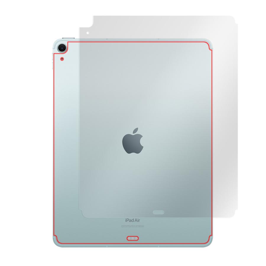 iPad Air 13インチ M2 2024 Wi-Fi+Cellular 背面 保護 フィルム OverLay Plus Premium for アイパッド エア 本体保護 さらさら手触り｜film-visavis｜15
