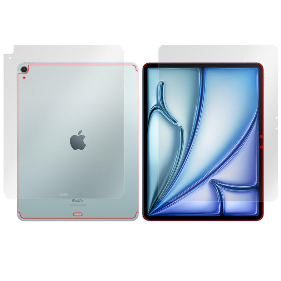 iPad Air 13インチ M2 2024 Wi-Fi+Cellular 表面 背面 フィルム OverLay 9H Plus for アイパッド エア 9H 高硬度 反射防止 アンチグレア｜film-visavis｜16