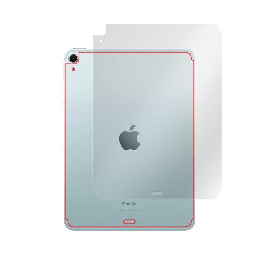 iPad Air 11インチ M2 2024 Wi-Fi+Cellular 背面 保護 フィルム OverLay Paper for アイパッド エア ザラザラした手触り ホールド感アップ｜film-visavis｜15