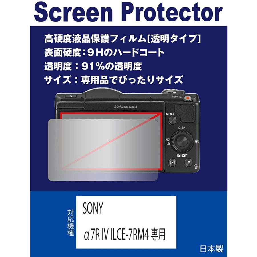 [美品] SONY ソニー α7RⅣ ILCE-7RM4、保護ガラスあり 互換品】 SONY α7R IV ILCE-7RM4 対応 液晶保護フィルム（高硬度