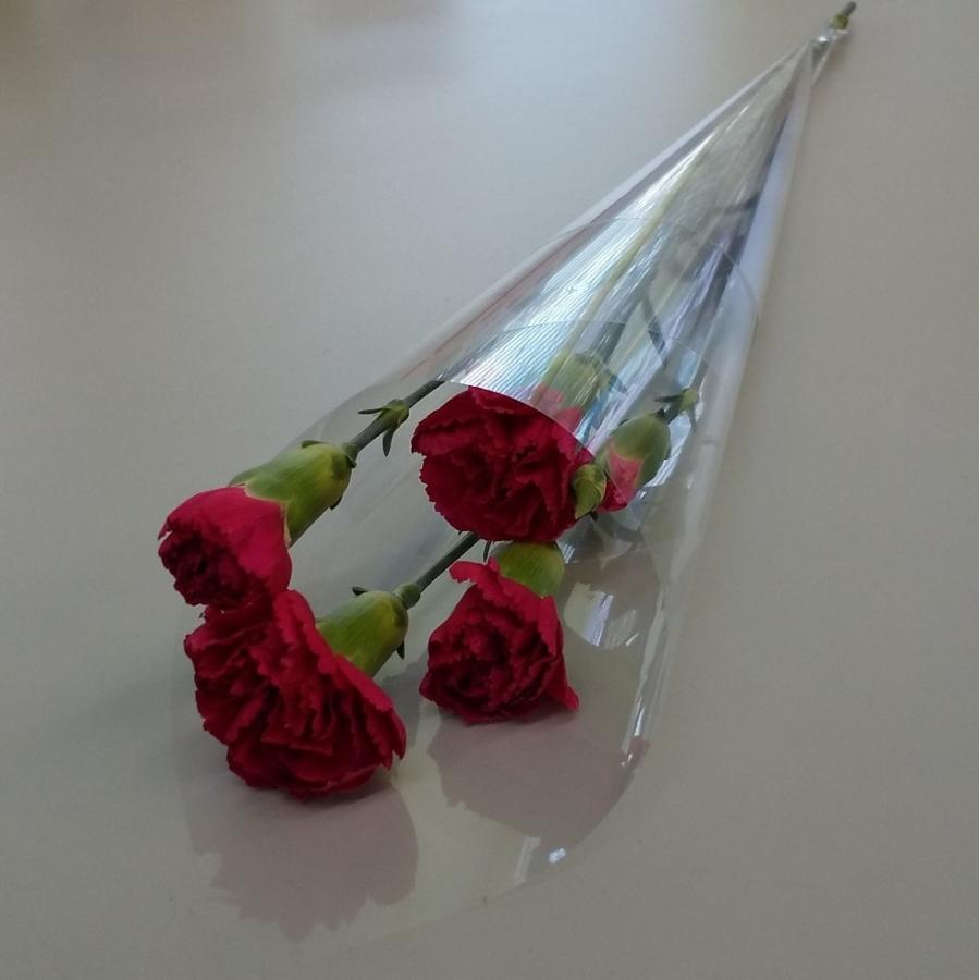 透明OPPロールフィルム厚口#40×70cm×50m巻 お徳用花用ロール 透明OPPロールフィルム厚口#40×70cm×50m巻 お徳用花用ロール