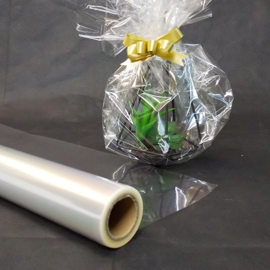 透明OPPロールフィルム厚口#40×70cm×50m巻 お徳用花用ロール 透明OPPロールフィルム厚口#40×70cm×50m巻 お徳用花用ロール