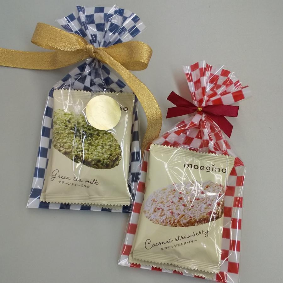 市松模様 白×藍 和柄入り ラッピング OPP袋 30ミクロン×110×220mm