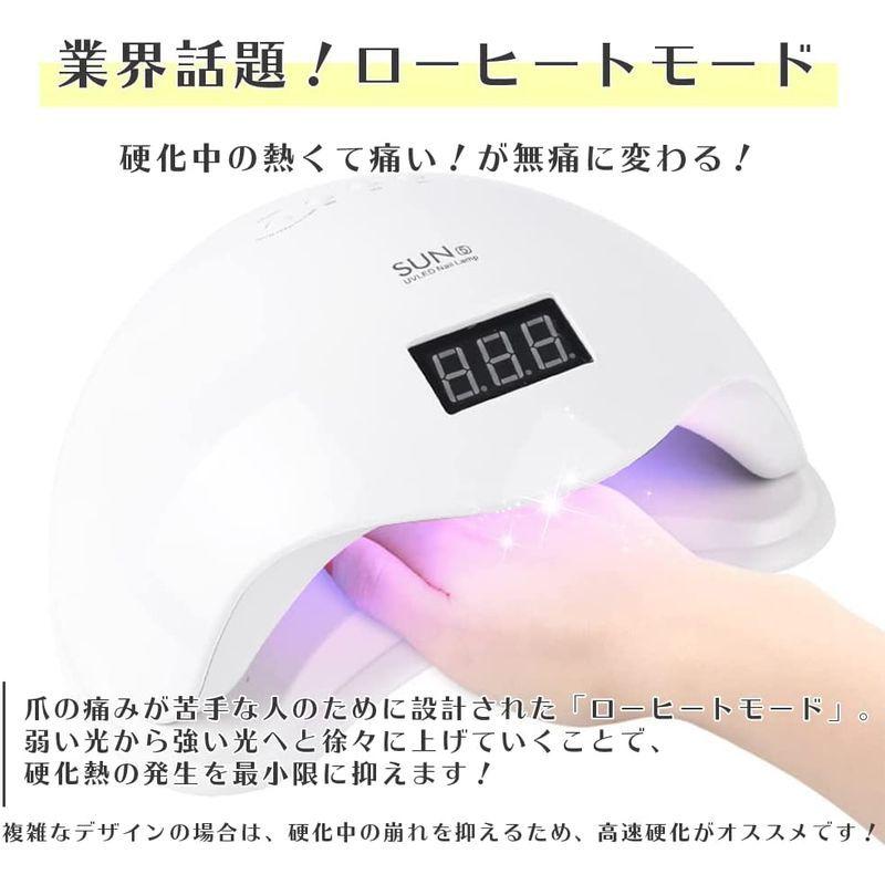 大量入荷 ジェルネイル ジェルネイル ライト Led Uv 48w 痛みのない 低ヒート機能 自動人感センサー搭載 ネイルドライヤー レジン対応 日本語説明書付 Www Threeriversofs Com