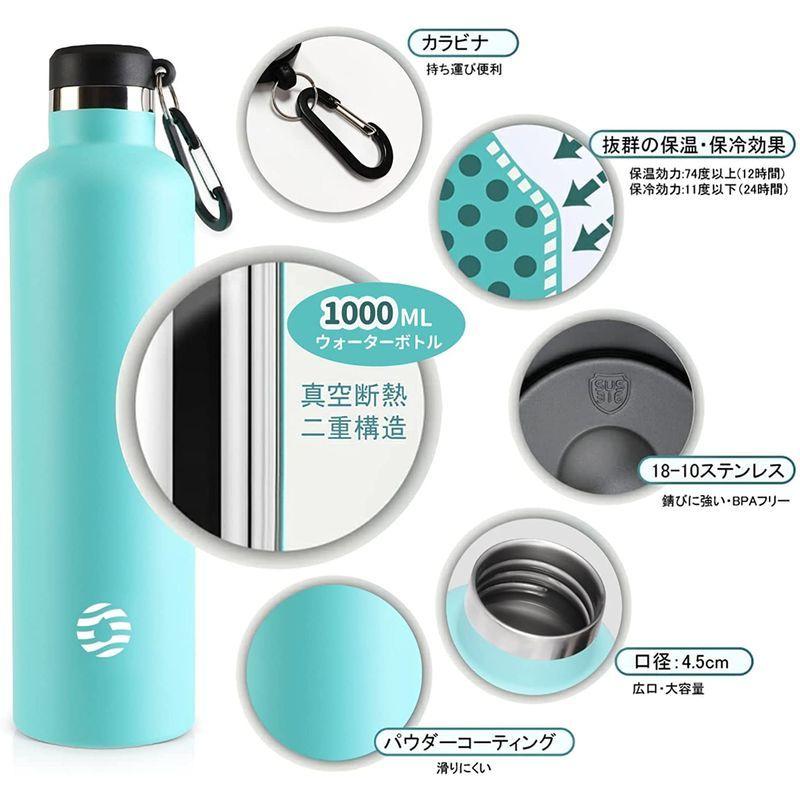 Fjbottle 水筒 1リットル 真空断熱 保温 保冷 第2世代 ステンレスボトル 直飲み スポーツボトル スポーツ飲料対応 水筒カバー Online Shop フィーロ 通販 Yahoo ショッピング