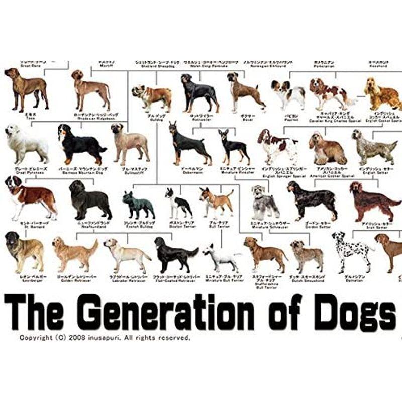 犬の系統図 最新版 A1サイズ The Generation Of Dogs Online Shop フィーロ 通販 Yahoo ショッピング
