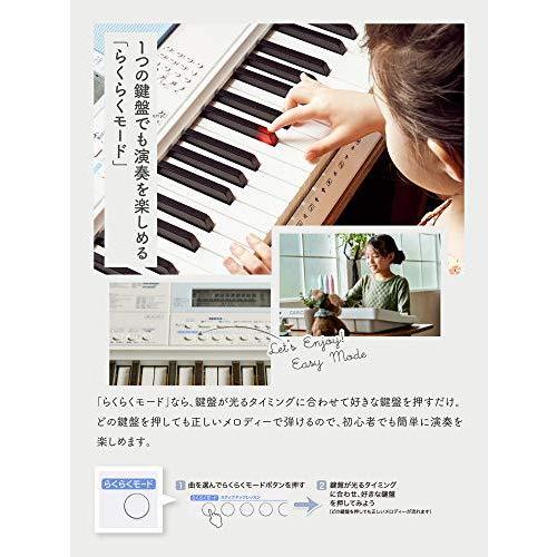あすつく カシオ Casio 光ナビゲーションキーボード Lk 515 61鍵盤 鍵盤が光る 初心者でも簡単 楽譜が読めなくても弾ける 0曲内蔵 ア キーボード