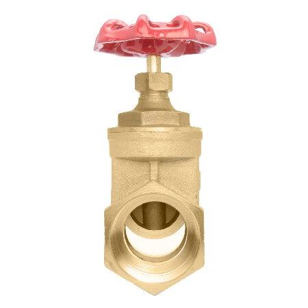 DuraChoice　1-1　2&quot;　200WOG,　Valve　Brass　Gate　NPT　FxF