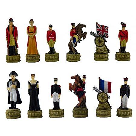 スペインのナポレオンとウェリントンの公爵チェスマン＆スチューヴェザントストリートチェスボード ボードゲーム