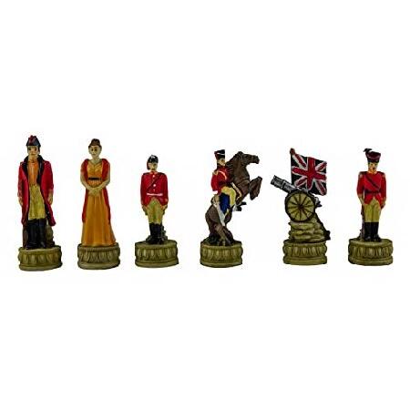 スペインのナポレオンとウェリントンの公爵チェスマン＆スチューヴェザントストリートチェスボード ボードゲーム