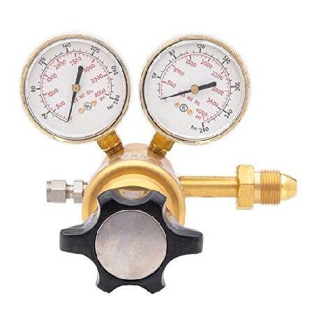 Harris　8700-3000-680　Pressure　Regulator,　3000　PSIG,　Brass