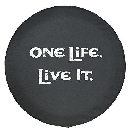 Jeep　Wrangler　JK　One　Cover　It　Tire　Live　Made　Print　32&quot;　The　(Black　Spare　USA　White　Denim　Vinyl)　in　Life