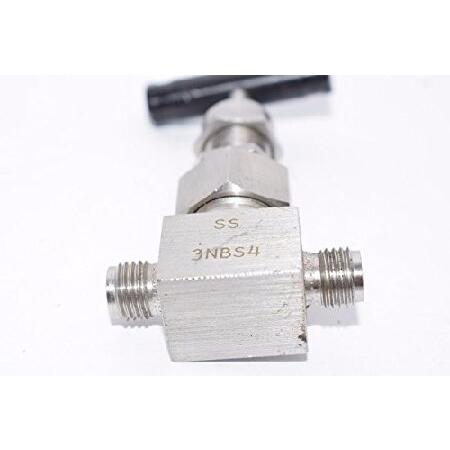 SS-3NBS4　Swagelok　Union　psi,　Inlet　6,000　Stainless　4&quot;　Bonnet　Valve,　Compression,　Outlet　Needle　OD　Tube　316