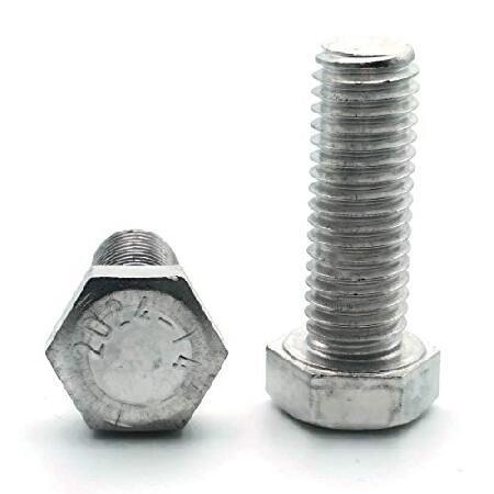 Aluminum　Hex　Bolts　16-18　Full　Hex　x　Thread　Screws　2-1　16-18　inch　Cap　QTY　25