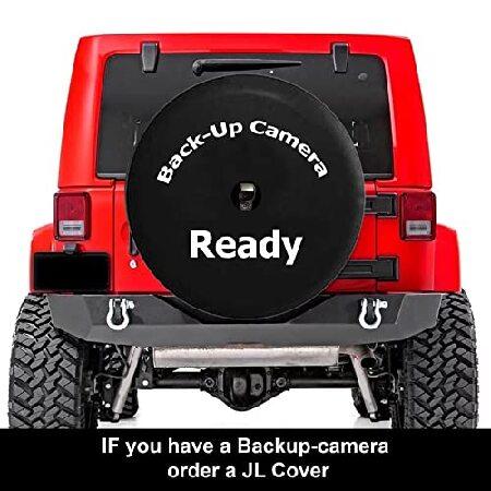 Funny　Spare　Tire　American　It　SUV　33　Thick　Truck　JP　Inch　Backup　Cover　Out　Play　RV　Leather　with　Wheel　Black　Offroad　Camera　Take　Camper　PVC　for　Trailer