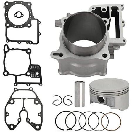 Topteng　102mm　675CC　Cylinder　Piston　MUV700　700　Honda　2014-2021　for　Pioneer　Red　M4,　SXS700　Gaskets　2009-2013　fits　Top　700,　End　Big　M2　＆　Kit　2017-2021