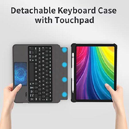 DOKYW iPad Pro 11 inch Case with Keyboard, Magnetic Detachable iPad Air 5th 4th Generation Case with Keyboard, Backlit iPad Pro Keyboard Case 11 inch
