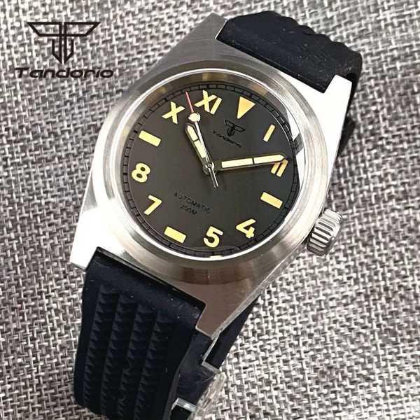 タンドリオ-自動巻き時計 男性用 メンズ 発光ダイヤル 38mm