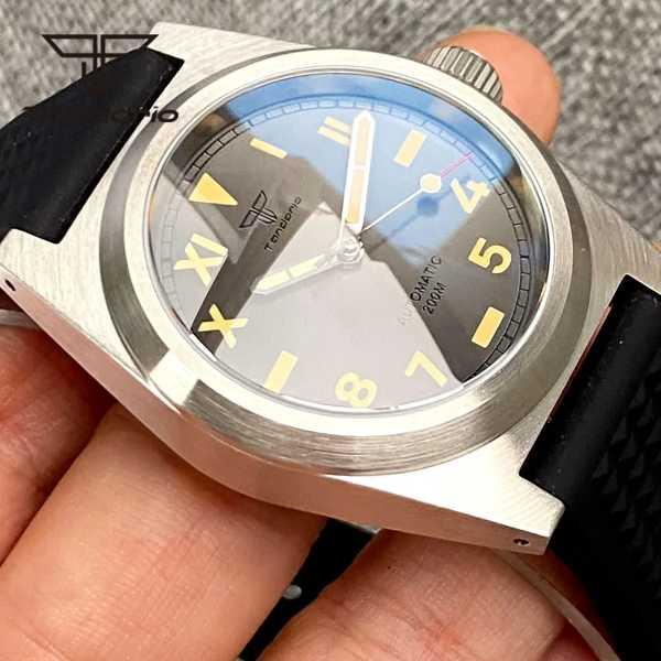 タンドリオ-自動巻き時計 男性用 メンズ 発光ダイヤル 38mm
