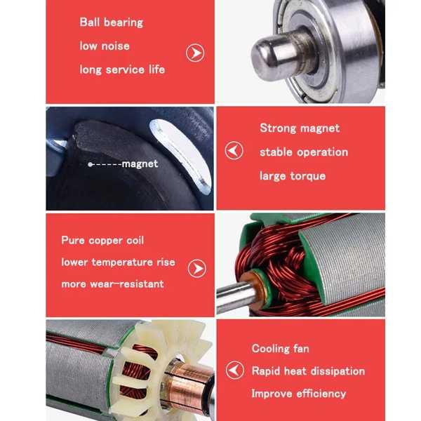 775 DCモーター12v-24v 20000 rpm CNC用高出力シャフト |  | 03