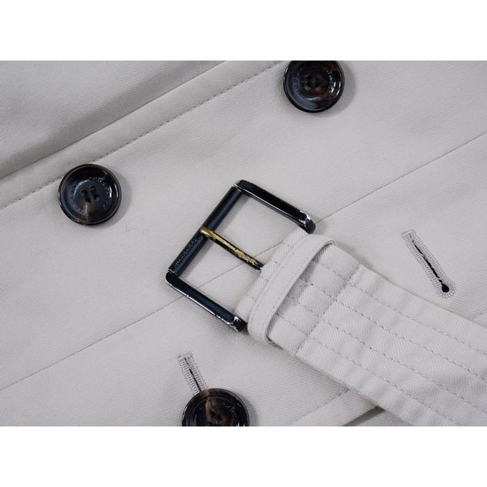 BURBERRYバーバリー ファーストライン ウールカシミヤ混バックプリーツ  