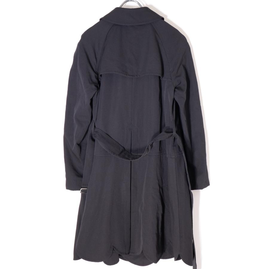 コムコムCOMME des GARCONSコムデギャルソン ウールギャバ スカラップ  