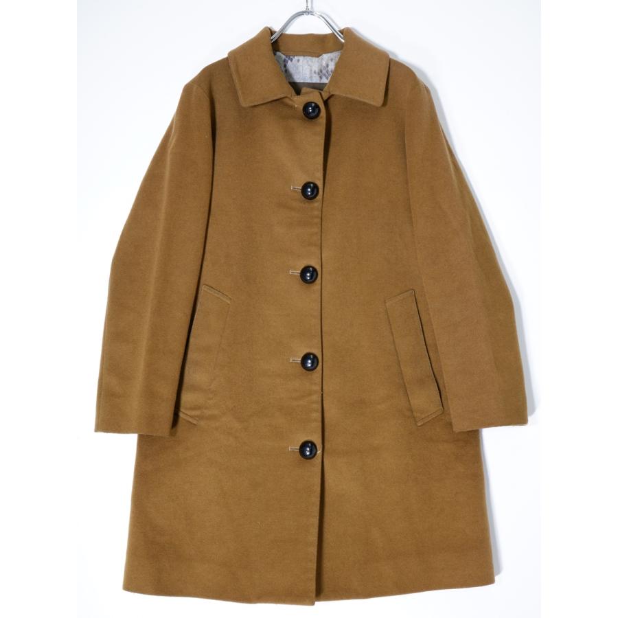 MACKINTOSH ウールコート 英国製 MACKINTOSHマッキントッシュ 英国製ウールカシミヤ Aラインステン