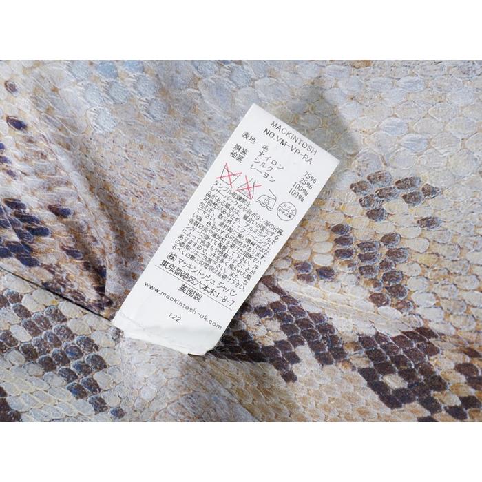 MACKINTOSHマッキントッシュ 英国製ウールカシミヤ Aラインステン