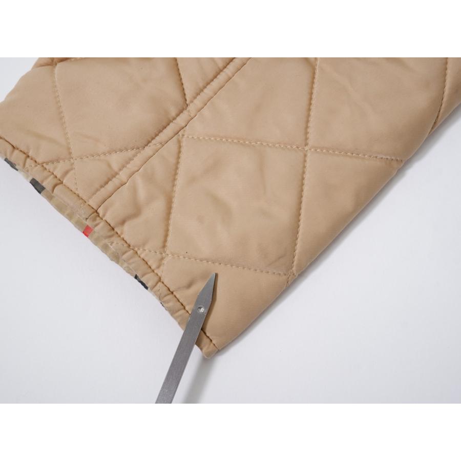 BURBERRY LONDONバーバリーロンドン ノバチェック裏地フード付き中綿  