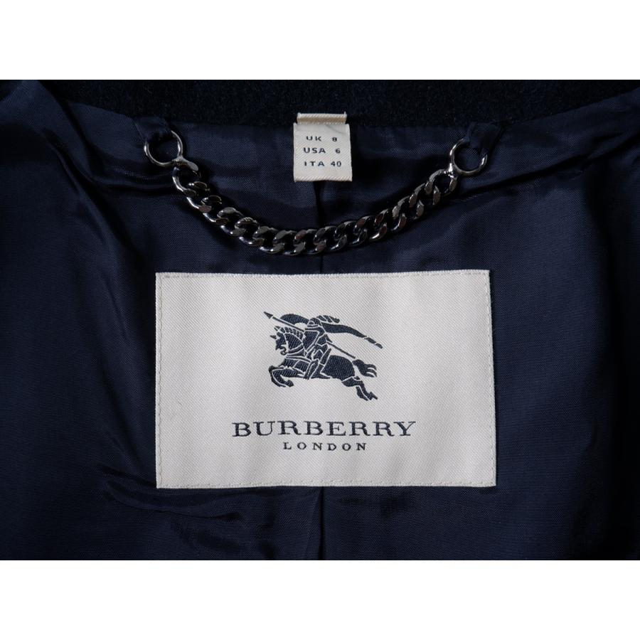 BURBERRY LONDONバーバリー ロンドン ウールメルトン ギャザーシングル