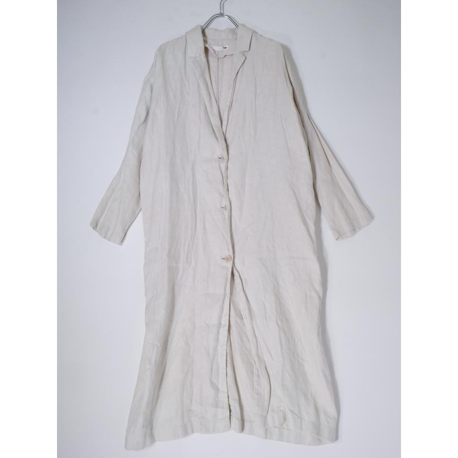evam evaエヴァムエヴァ long tailored jacket リネンロングテーラード
