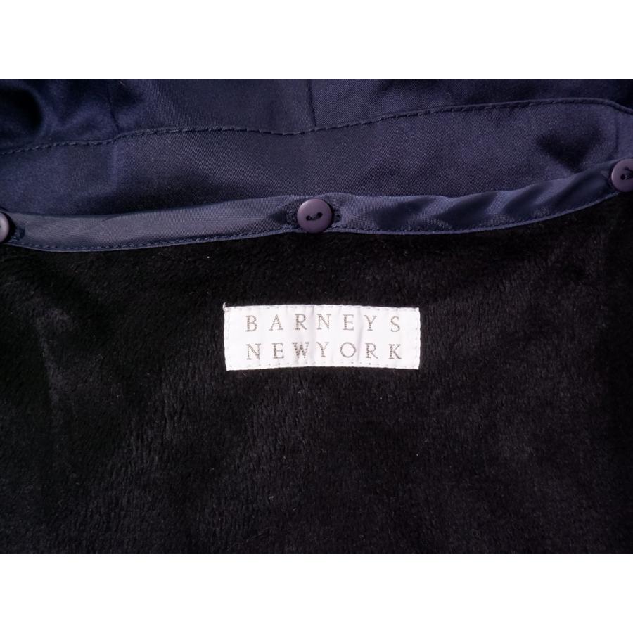 美品 バーニーズニューヨーク ボリュームビッグフード ライナー無しAラインコート BARNEYS NEWYORK（バーニーズニューヨーク） BARNEYS NEWYORK