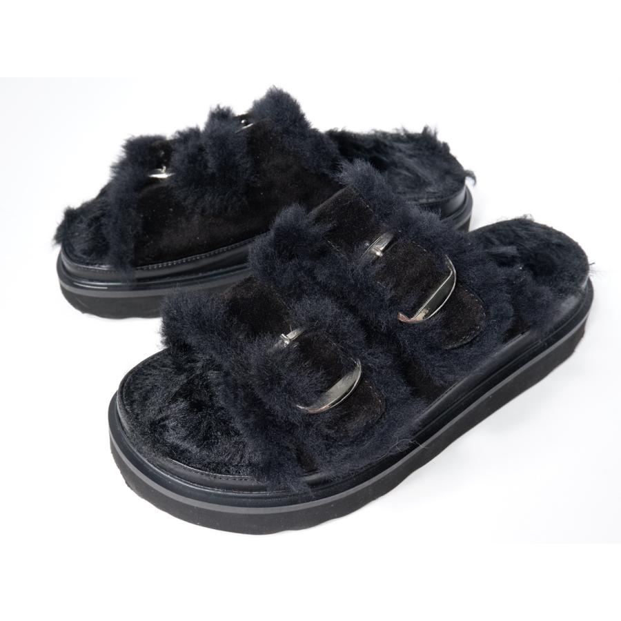MOHI MOHIモヒ 2023AW AP STUDIO別注2buckle far sandalファー