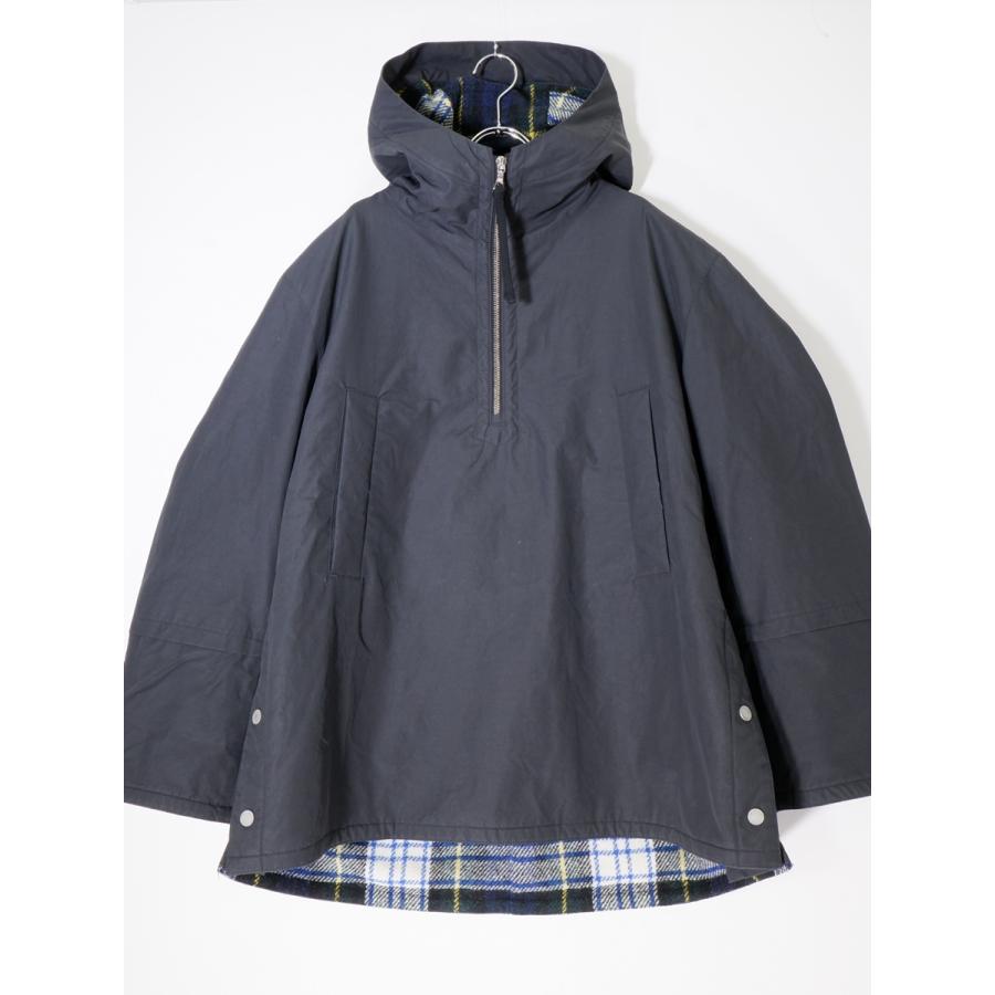 BLAMINK/ブラミンク コットンナイロンチェック アノラックパーカー  
