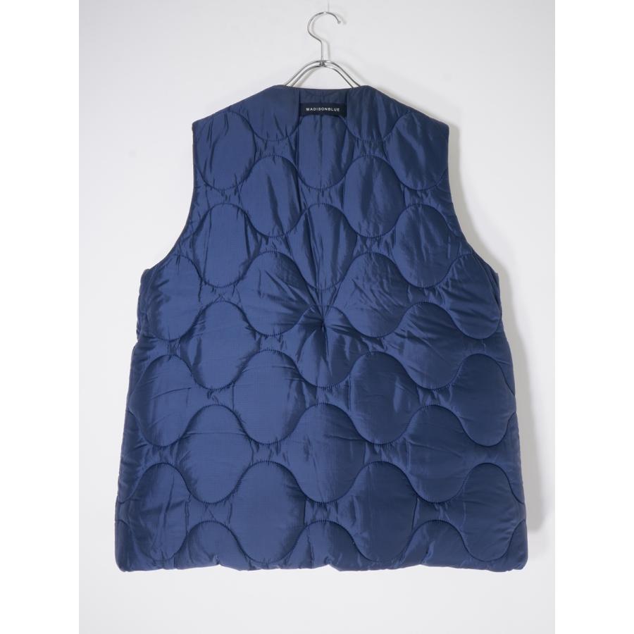 MADISON BLUE（マディソンブルー） NO COLLAR VEST QUILTING 