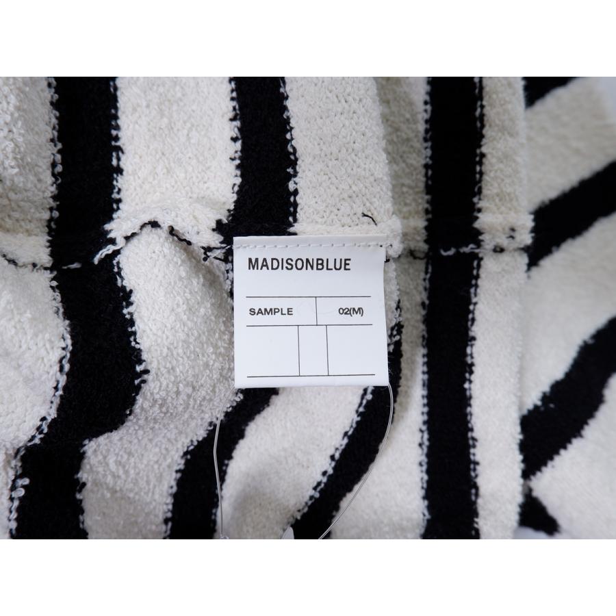 MADISON BLUEマディソンブルー L'Appartementアパルトモン取扱いBORDER KNIT BOUCLEボーダーニット【02(M)】【LKNA80816】 MADISON BLUE（マディソンブルー） L'Appartementアパルトモン取扱い