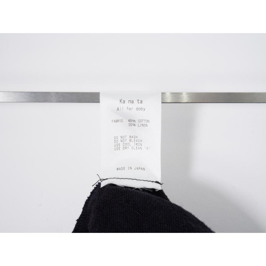 Ka na taカナタ kuma CL shirt コットンリネンロングシャツワンピース