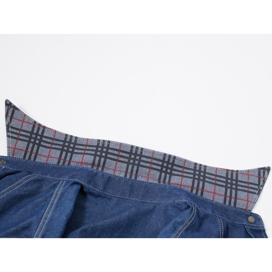 BURBERRY LONDONバーバリーロンドン 裏チェック インディゴデニムシャツ【40】【LSHA72039】 BURBERRY LONDONバーバリーロンドン 裏チェック インディゴデニム