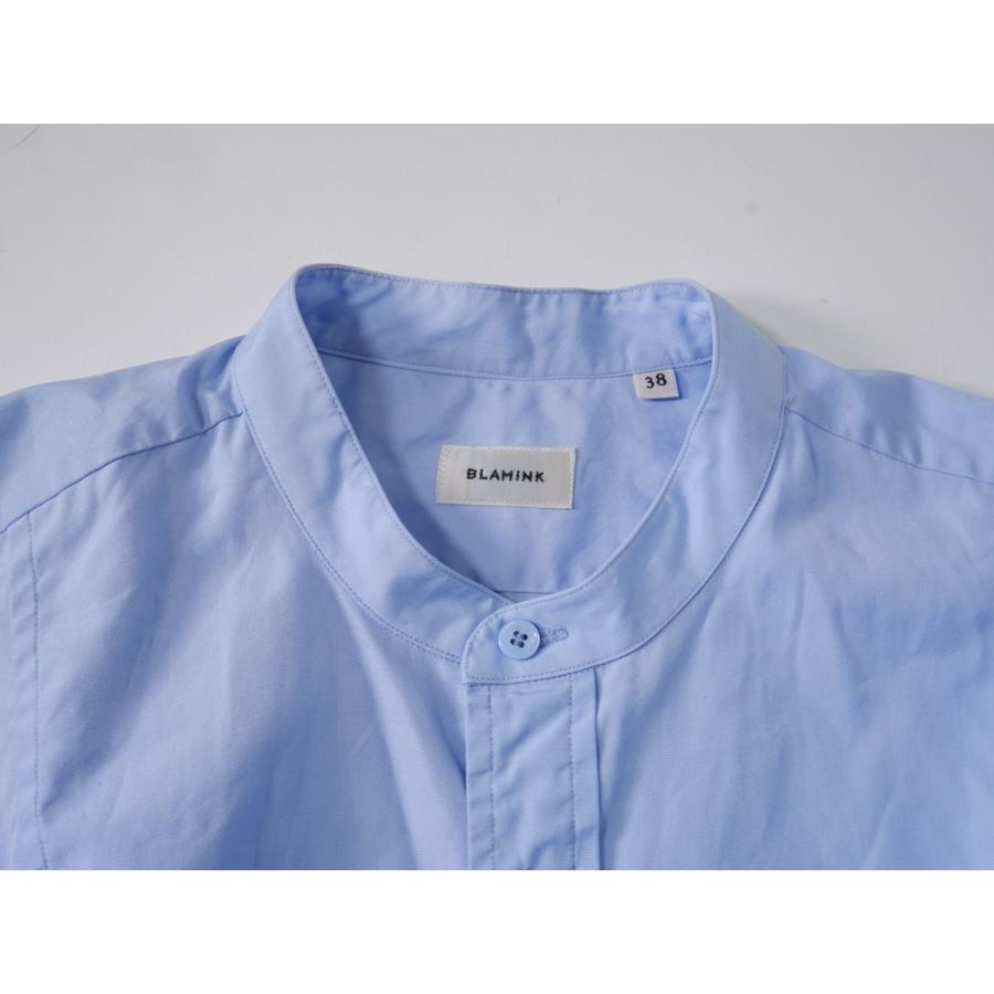 ブラミンク バンドカラーシャツ 38 BLAMINKブラミンク コットンバンド